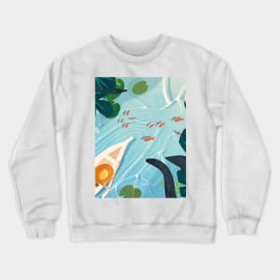 sunny fish Crewneck Sweatshirt